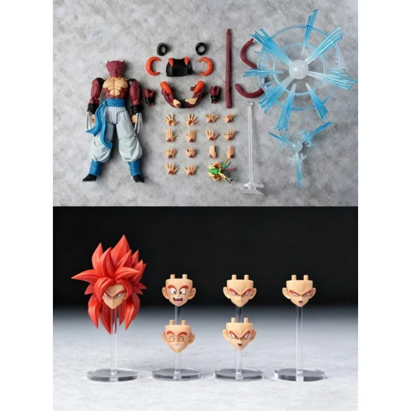 Kamione Tonsenarttoys Dragon Ball SHF Gogeta SSJ4 Anime Action Figures Toys Model