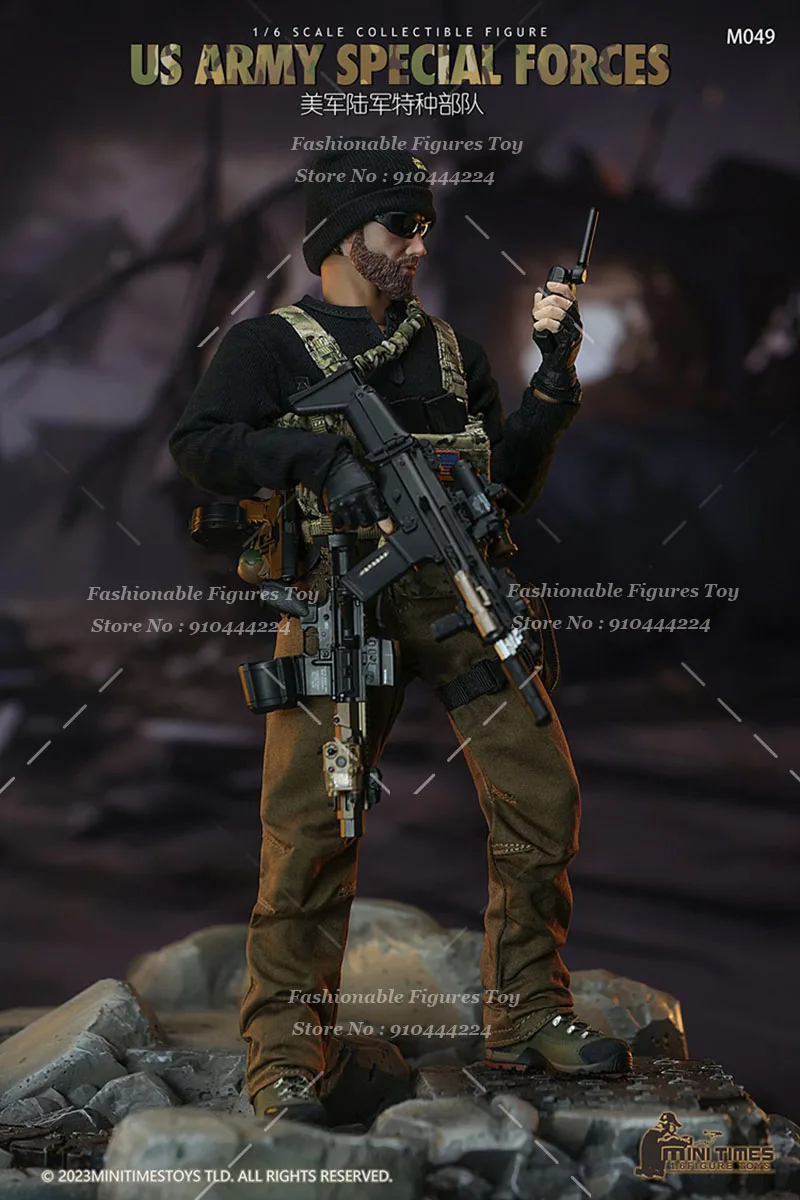 Minitimes Toys M049 1/6 Men Soldier Army Special Forces Full Set Military Combat Puppet 12Inch Action Figure Military Toys