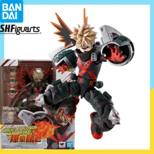 In Stock Bandai S.H.Figuarts My Hero Academia Bakugo Katsuki Figure Anime Action Model Collectible Toys Gift