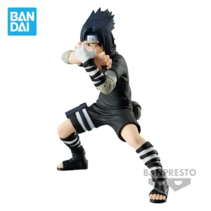 Banpresto Anime Naruto Figurines Vibration Stars Uchiha Sasuke PVC Action Figures 140mm Figurals Collectible Model Toys