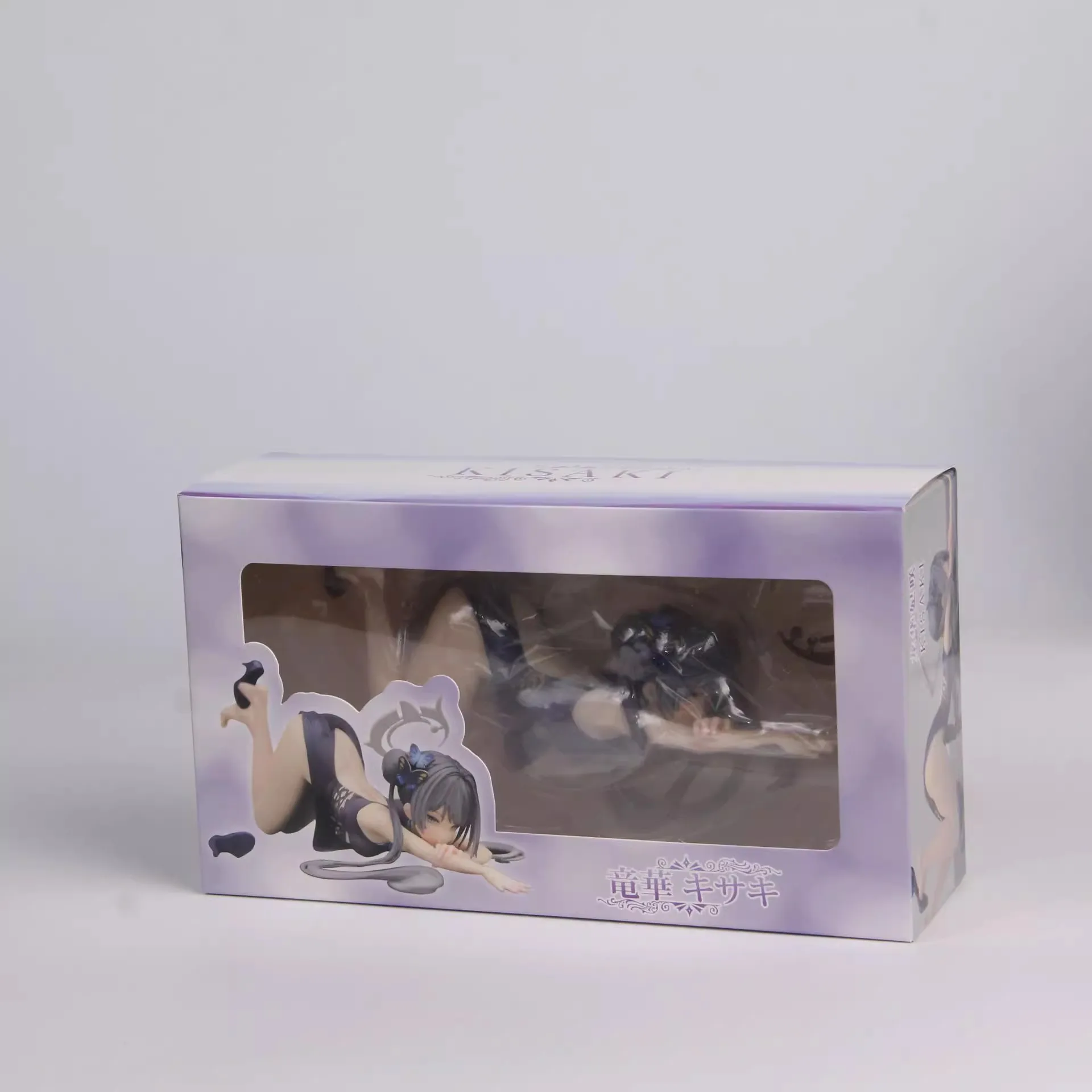 10CM Anime Game Blue Archive Kisaki Figure OB11 Kneeling cheongsam dress Model Toy Doll Aciton Figure PVC Collection Gifts