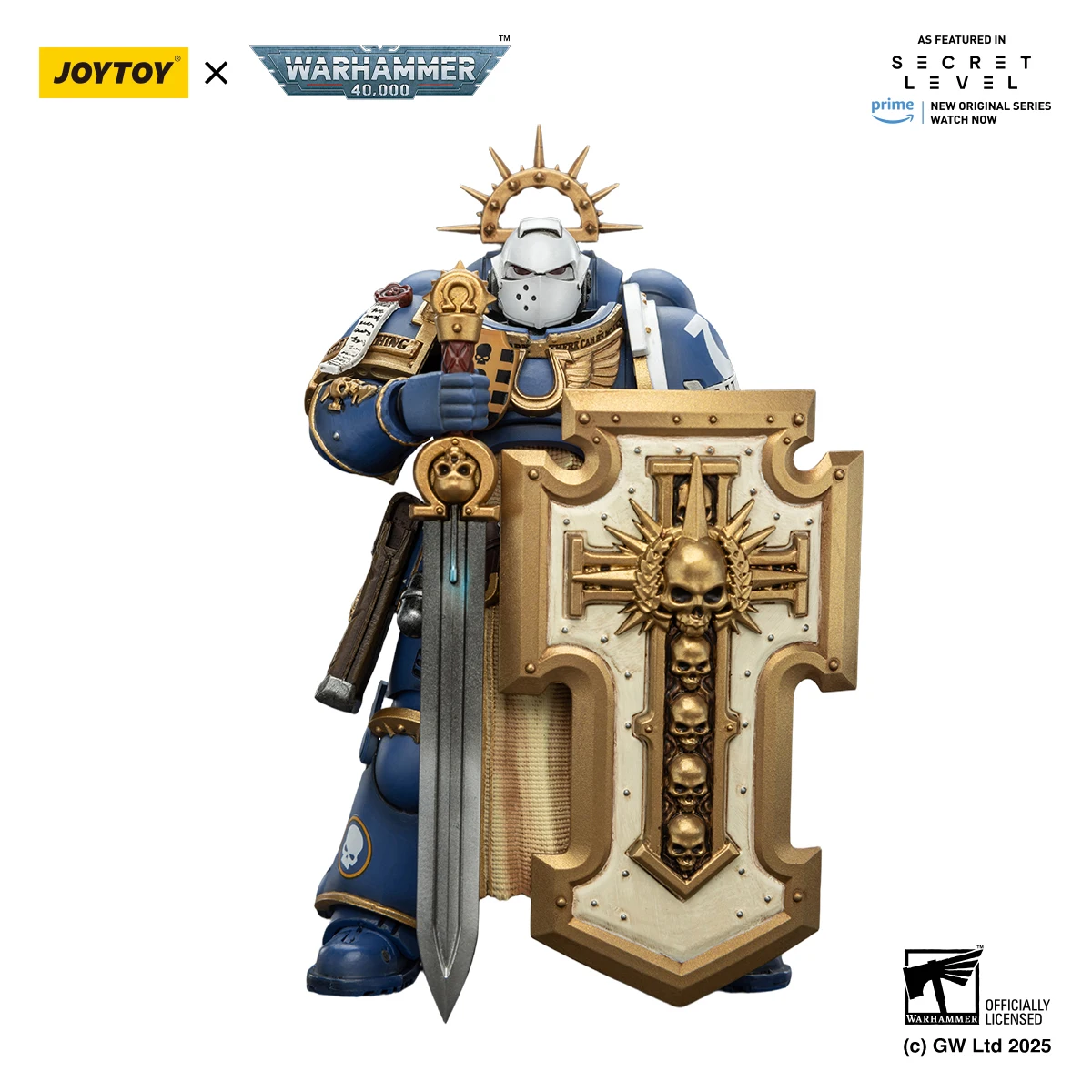 [Pre Order]JOYTOY Warhammer 40K 1/18 Action Figures Ultramarines Titus Metaurus Levantus Torvald Anime Model Toys Gift