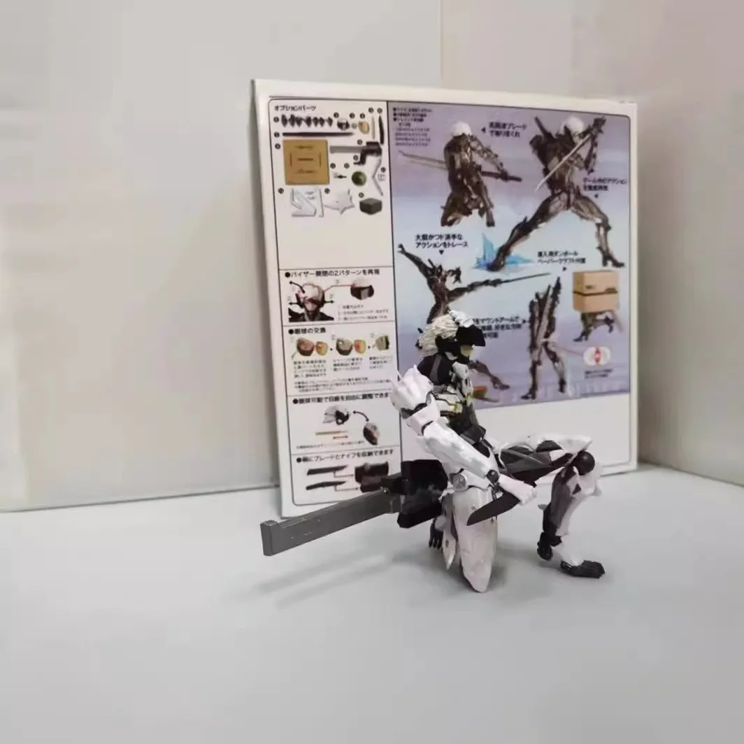 14CM hot Metal Gear Raiden articulated Action figure Metal Gear Character Model ornament Doll Statue Joint Movable game Toy Gift