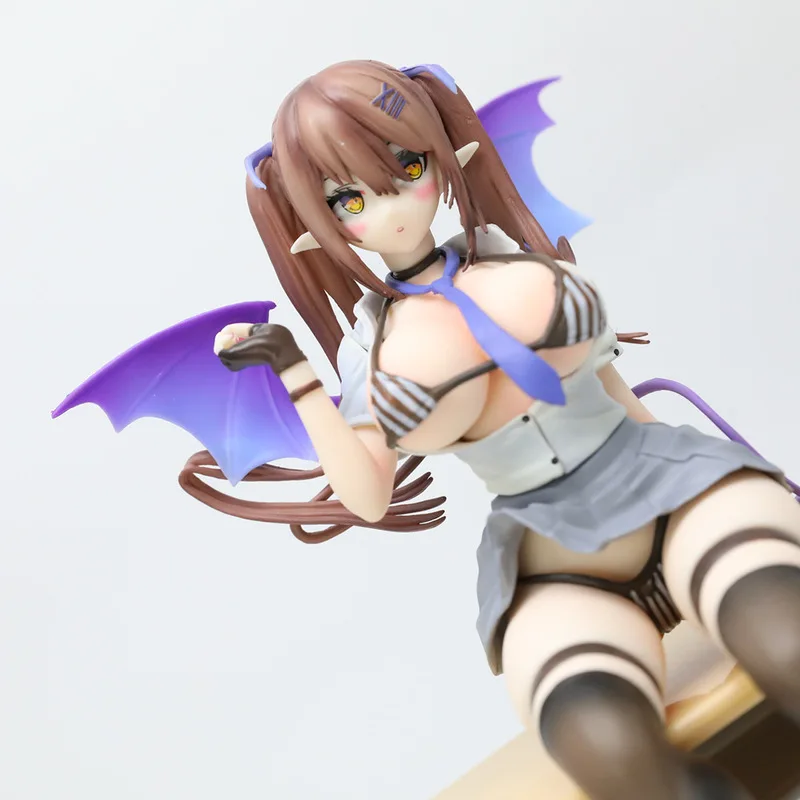 Succubus Lumiiru 1/6 Scale Anime Figure 23.5cm Demon Girl Desk Statue Bookshelf Pc Case Ornament Collectible Toy Otaku Fans Gift