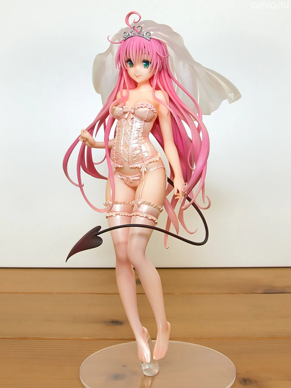 26.5CM Anime To LOVEru Darkness Lala Satalin Deviluke Figure 1/6 Wedding Ver Model Toy Doll Action Figure PVC
