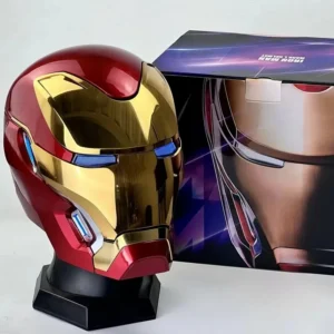 Iron Man Helmet Mk5/MK50 Electric Voice Activated Control Wearable 1:1Mask Automatic Opening Closing Model Figure Adult Toy Gift