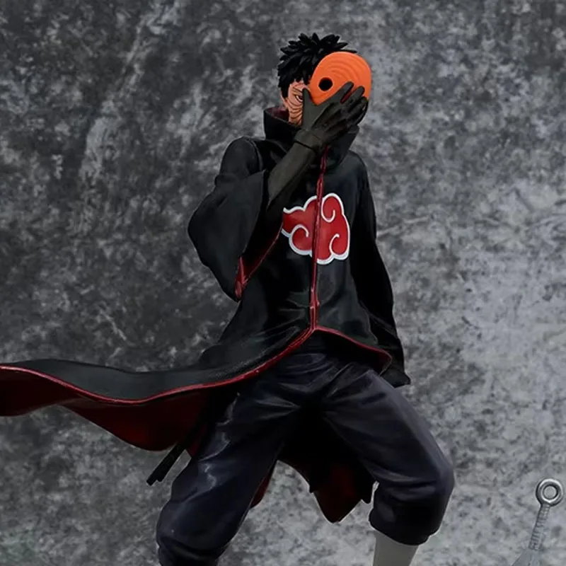 Narutos New Anime 26CM GK Uchiha Afei Obito Head Changing Handmade Model Ornament Peripheral Festival Gifts