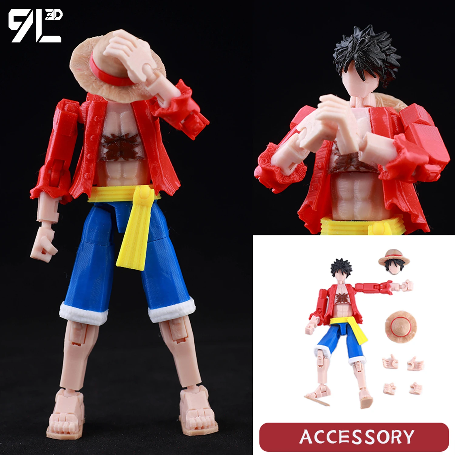 9L3D Printed Jujutsu Kaisen 3D Mini Figures, Satoru Gojo & Geto Suguru Action Model, Anime PVC Collectible Statue, Gift for Fans - Image 10