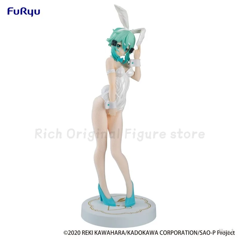 Sword Art Online BiCute Bunnies Figure Sinon Chinon White Pearl Ver.Anime Dolls Models Toys Figures Collection Ornaments