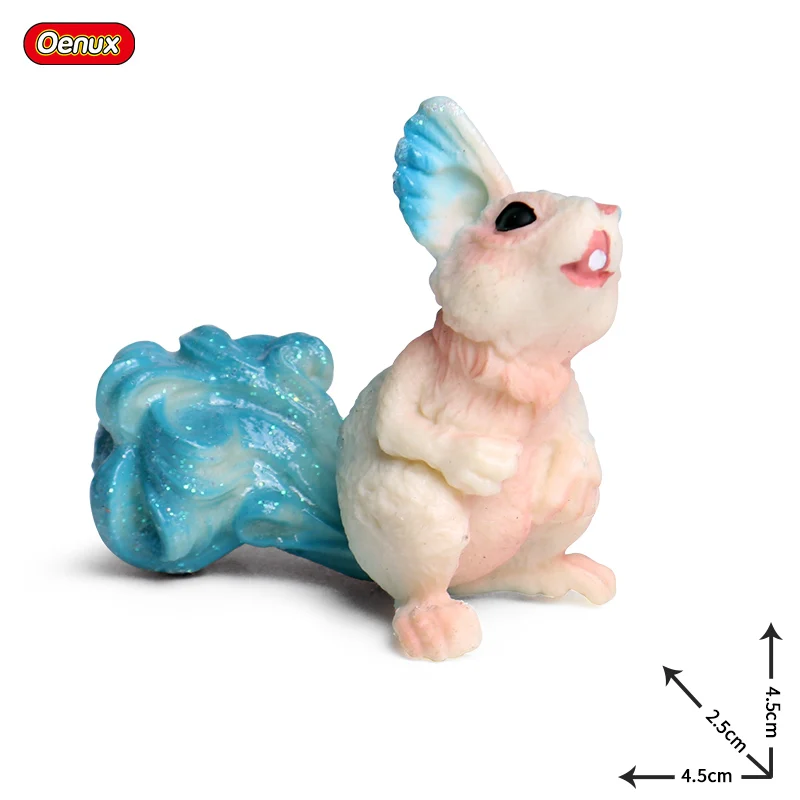 Oenux Beauty Fish Princess Mermaid Action Figures Model Elves Elf Pegasus Animal Figurines Doll Kid Toy Girl Gift Cake Toppers - Image 12