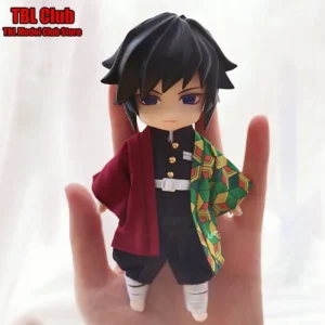 Gsc Doll Replace Face OB11 Head Split Accessory 1/12 Scale Demon Slayer Anime Tomioka Giyuu For 6-inch Action Figure Soldier
