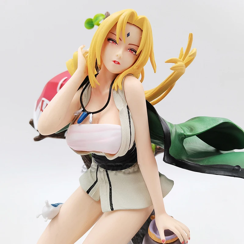 32cm NARUTO Shippuden Figure Tsunade Anime Girl PVC Action Figure Toy High Quality GK Game Statue Adult Collection Model Doll