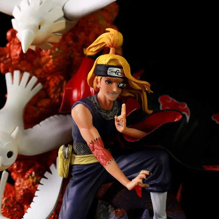 46cm NARUTO Figure Deidara Uzumaki Naruto Anime Action Model Large Statue Pvc Desktop Decorations Christmas Gift Children Gifts - Image 5