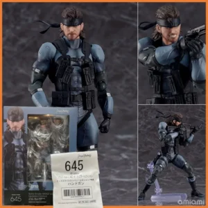 【IN STOCK Max Factory GSC Figma 645 Metal Gear Solid 2 Sons of Liberty Solid Snake Anime Figure Action Collectible Dolls