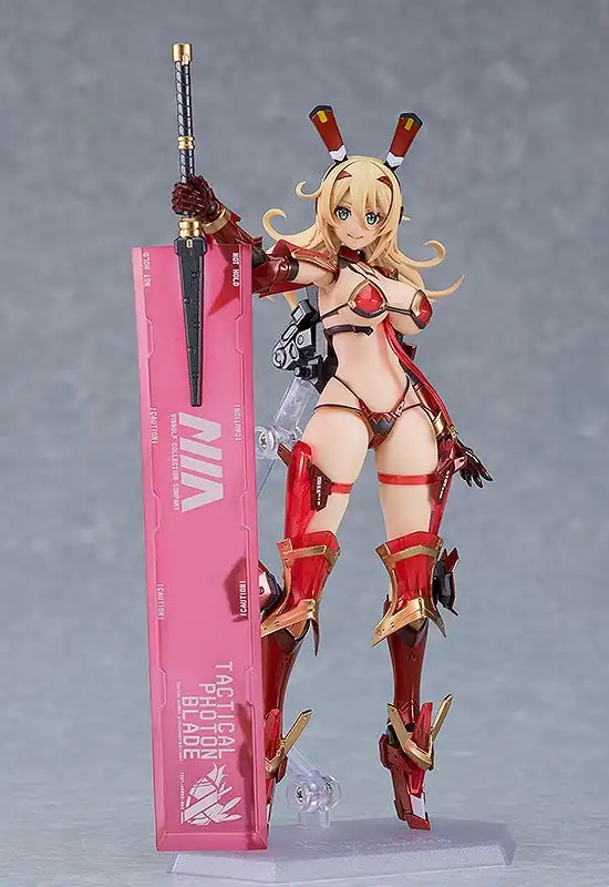 Max Factory Good Smile figma Veronica Sweetheart Bunny Suit Planning Movable Figure 170mm With 4 Faces & Weapons Collectible - Image 4