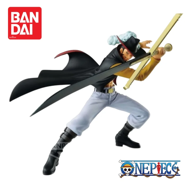 Bandai Banpresto One Piece In Stock Dracule Mihawk Figurine Anime Merchandise Original Ornaments 100% Genuine Action Figure