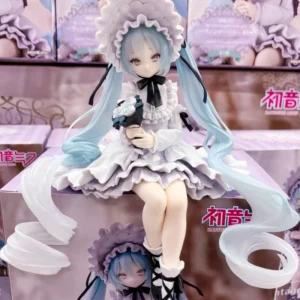 In Stock Original FuRyu Noodle Stopper Figure Hatsune Classical Doll 15cm New Animation Decorative Desktop Ornaments Model Toys