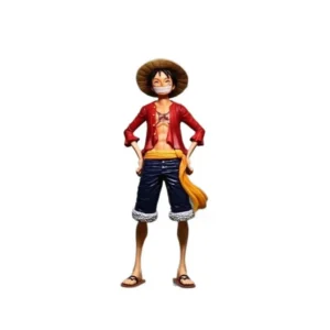 Hot 28cm One Piece Anime Figure Confident Smiley Luffy Three Form Face Changing Doll Action Figurine Model Toys Kits
