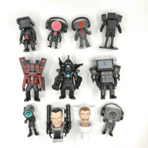Original Skibidi Toilet Man Camera Man Figure TV Man Speaker Man Model Action Figures Decorations PVC Doll Toy Funny Kids Gift