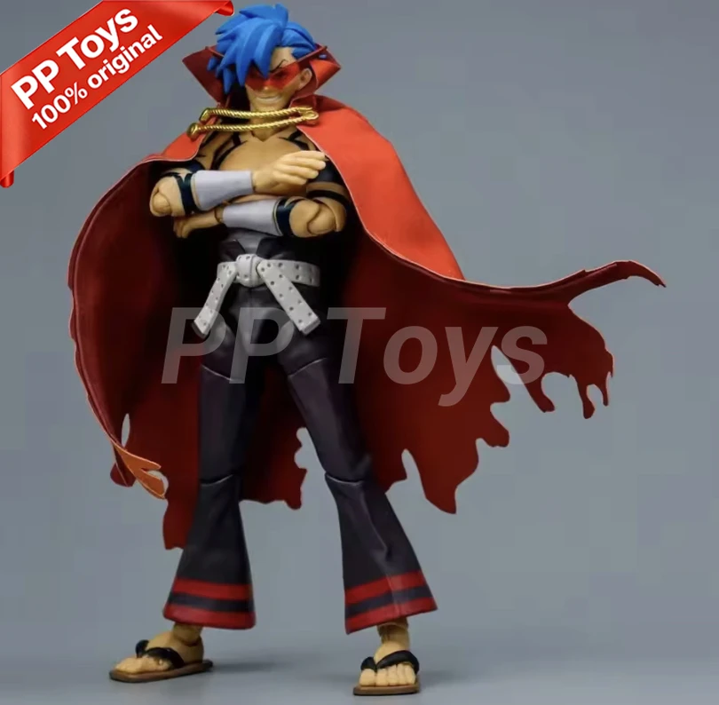 In Stock ANIPLEX Original BUZZmod Kamina Action Figure Anime Tengen Toppa Gurren-Lagann Can Be Assembled Collection Model Toys