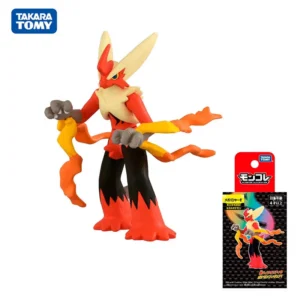 TAKARA TOMY Pokemon Original Figure Model Toy Mega Gyarados Blaziken Gaburias Absol Tyranitar Small Desktop Decoration Doll Gift