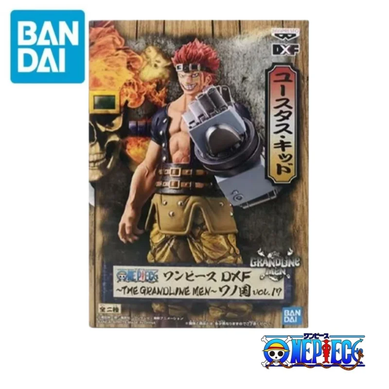 In stock Bandai Original One Piece Banpresto Eustass Anime Action Figure model Toys desktop Ornament Birthday Gifts