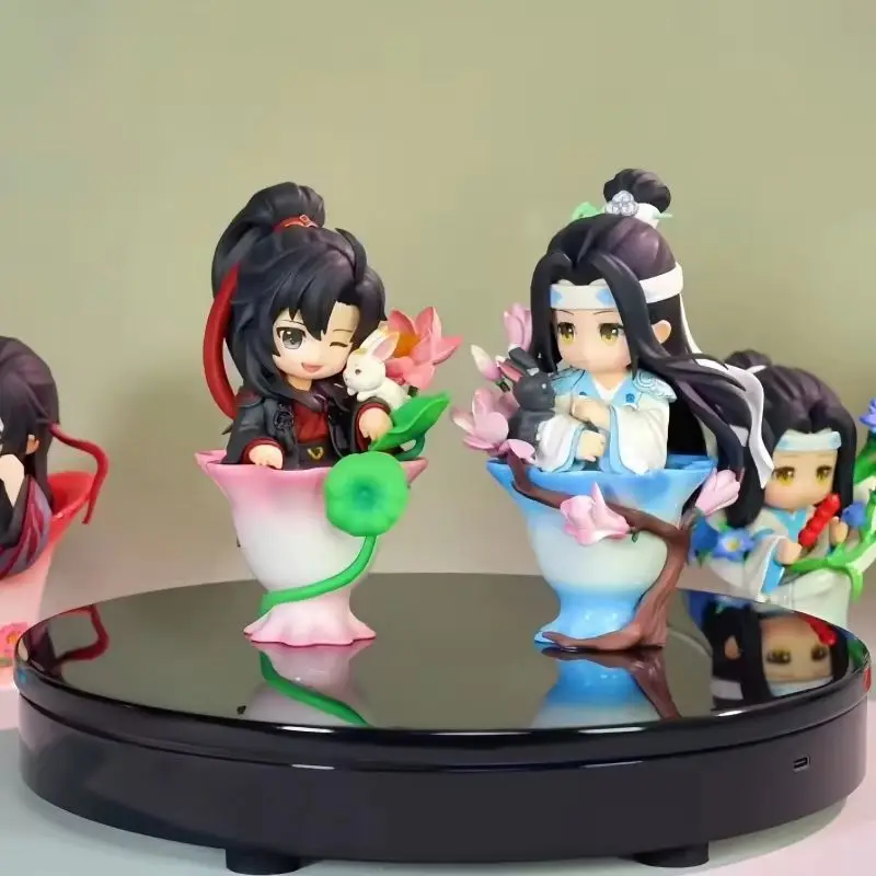New The Grandmaster Of Demonic Cultivation Porcelain Rhyme Flower Language Series Blind Box Toy Q-Version Figurine Collect