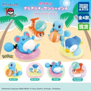 New in Stock Genuine TOMY Pokémon Twisted Egg Version 4 Squirtle Piplup Figure Ornament Animation Peripheral  Gift