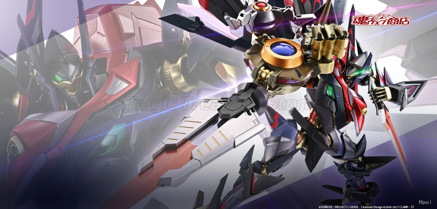 【MT】Original BANDAI SPIRITS METAL BUILD CODE GEASS Pure Almaria – PURE ELEMENTS GUREN – Finished Mecha Action Figure Model Toys