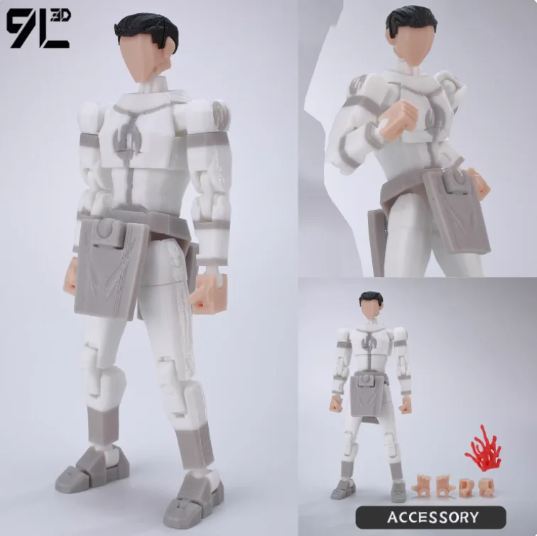 9L3D Printed Invincible Anime Action Figures Lucky 13 Dummy 13 Multi-Jointed Superheroes Model Toy Collectible Ornaments Gift - Image 24