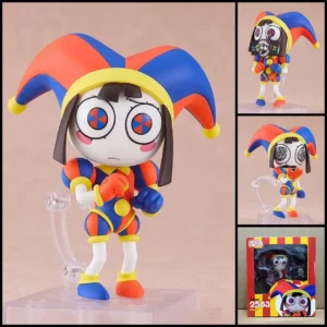 The AmazingDigitalCircus Anime Figure #2583 - Pomni the Jester, Swappable Faces Movable Joints Collectible Action Figure