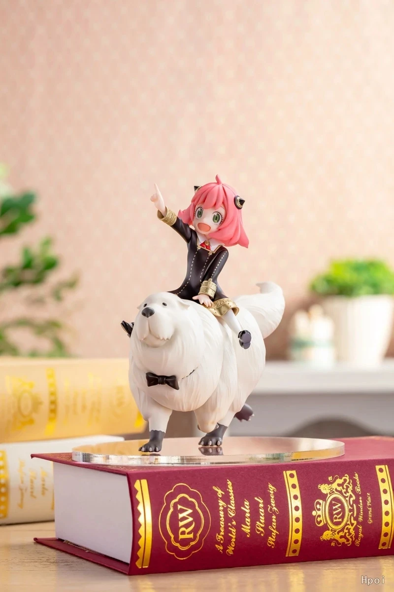 14CM Anime Figure SPY×FAMILY Anya Bond Forger Riding A Dog Cute Model PVC Children Ornaments Toys Collection Gift Action Figure - Image 5