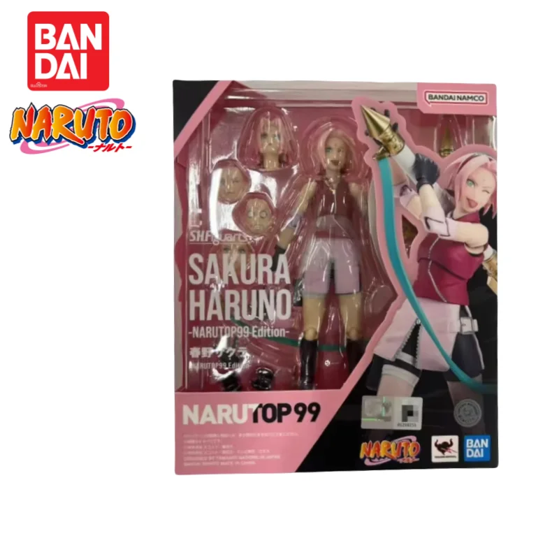 In Stock Original 100% Genuine Bandai Banpresto Naruto S H Figuarts Haruno Sakura Anime Merchandise Action Figure Model Figurine
