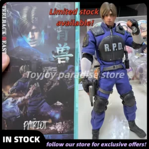 In stock Patriot Studio Steelback Beast Anime 1/12 Miles Real Masterpiece Collectible Figure Resident Evil Leon S. Kennedy