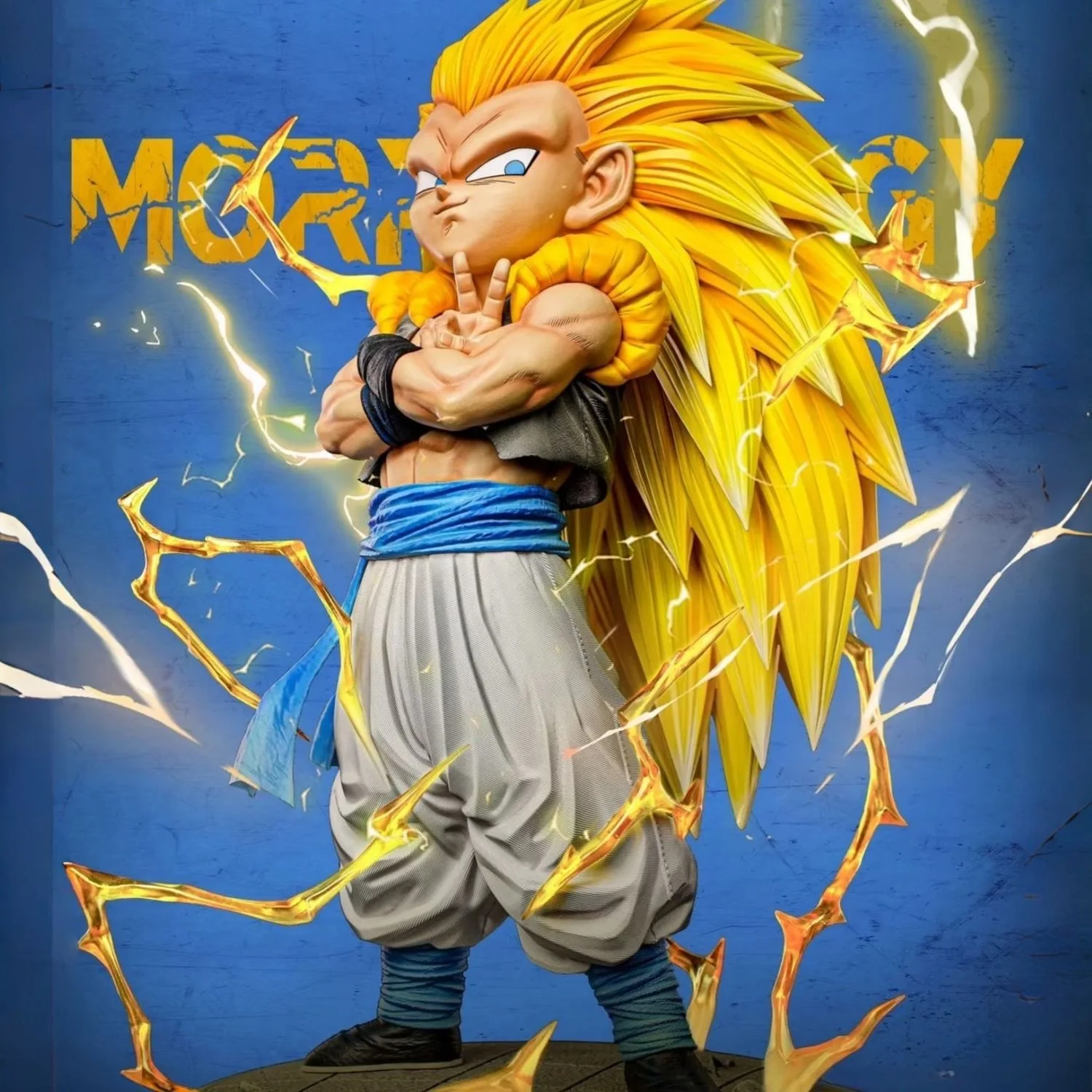Dragon Ball Z Gotenks Ssj3 Figure Super Saiyan 3 Gotenks Action Figures 25cm Pvc Statue Collection Model Toys For Children Gifts - Image 3