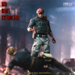 1/12 Patriot Studio Man Guy Residents Red Beret Instructor Full Set Moveable Action Figure Gift About 6" For Fans Collect