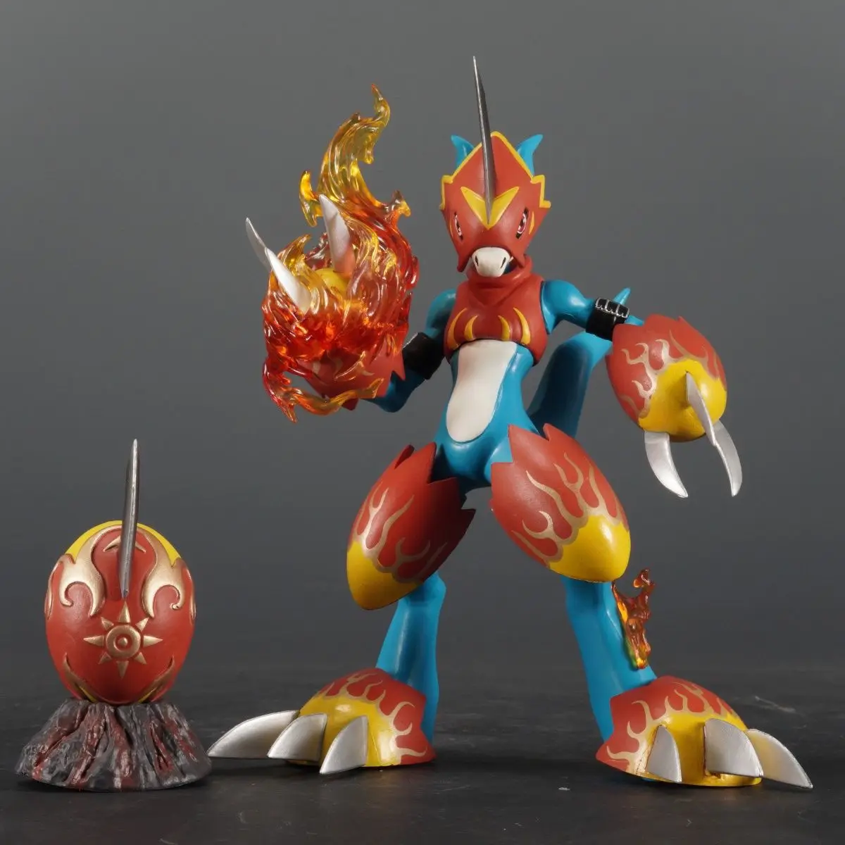 New 18cm Digimon Adventure Fladramon Figures War Greymon Action Figures Pvc Statue Collection Desk Decoration Birthday Gifts