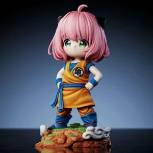 19cm/7.48in Anime Dragon Ball Z Figure Anya Forger Cosplay Turtle School Action Figures Pvc Statue Collection Model Toys Gifts
