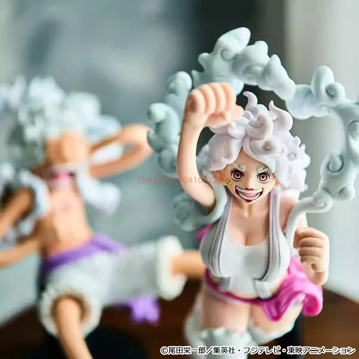 Banpresto One Piece Anime Nika Jewelry Bonney & Luffy King Of Artist Action Figures Model Figurine Original Toys Decoration Gift
