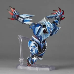 Hot Original Kaiyodo Movable Toy Statue Model Revoltech Amazing Yamaguchi Monster Hunter Rise: Sunbreak Lunagaron Set