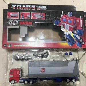 Hasbro Transformers G1 Replica Animated Color Scheme OP with Carriage Small Balls Robot Model Toy Figure Holiday Gift Collection