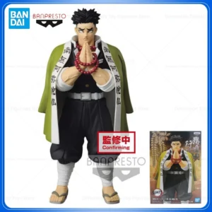 Bandai In Stock BANPRESTO Anime Demon Slayer Himejima Gyomei Kizuna No Sou Action Figure Model Toy Gift Collection Hobby DT