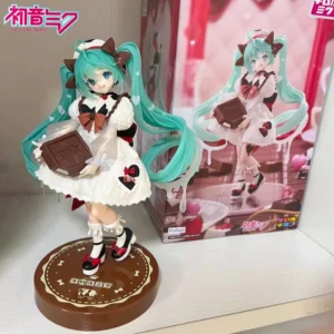 New Original FuRyu Prepainted Hatsune Miku X Tirol Chocolate Trio-Try-iT Figure Piapro Characters Hatsune Miku Milk Ver Gift