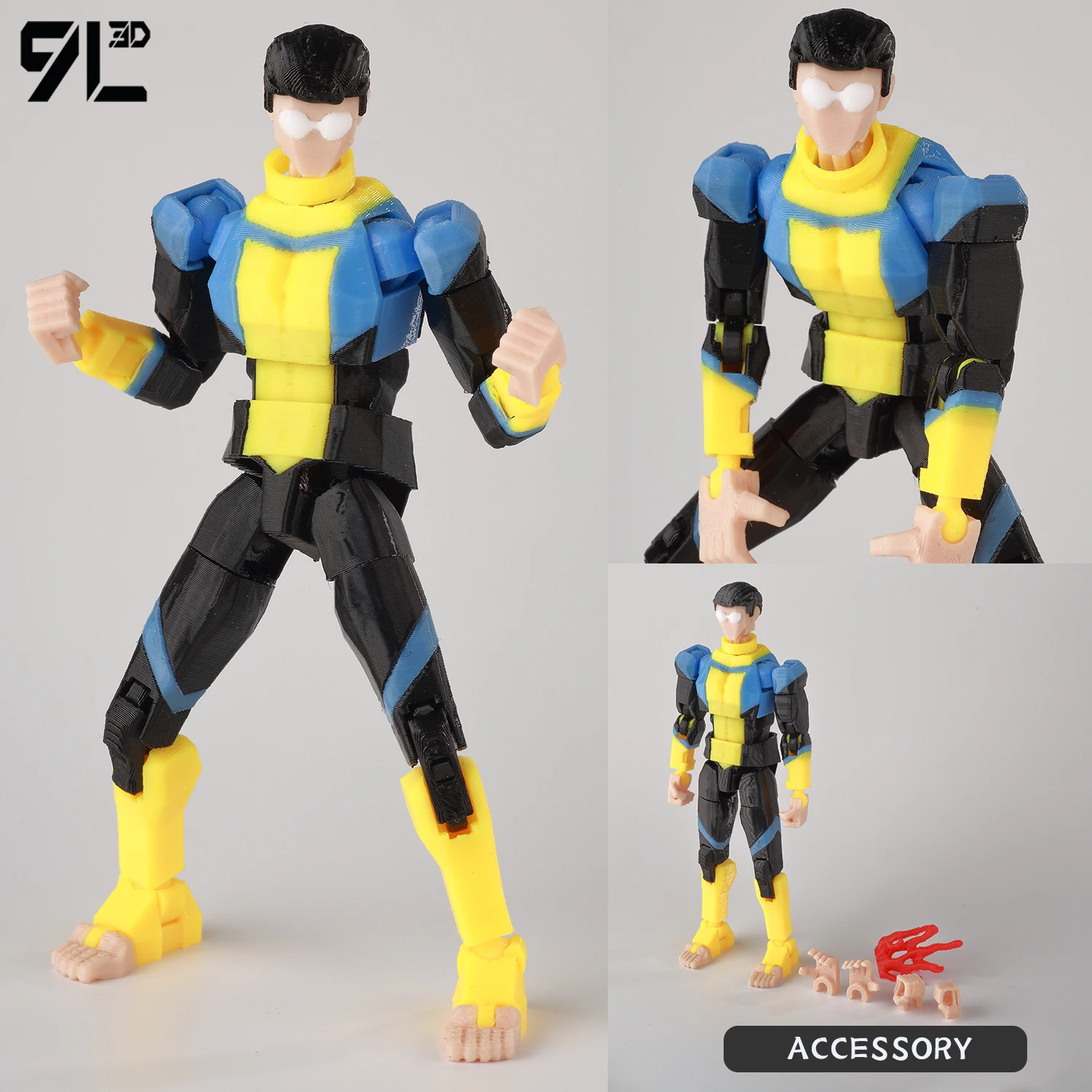 9L3D Printed Superheroes Invincible 2.0 Anime Multi-Jointed Shapeshift Toys Action Figures Mannequin Model Ornaments Gifts - Image 28