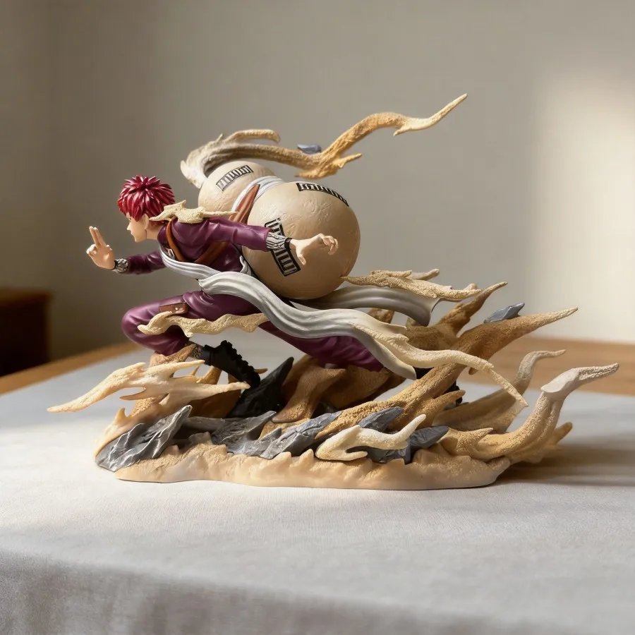 Naruto Gaara Kazekage Anime Figure 18cm Car Decoration Collection Gift Model High Quality PVC Material Perfect