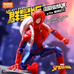 Blokees Galaxy Version Marvel Spider-Man Series Vol.5 Vol.6 ​Ghost Spider Miles Marales Octopus Venom Action Figure Collect Gift