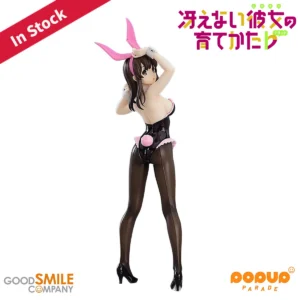Original Genuine Max Factory Prepainted Pop Up Parade Saenai Heroine No Sodatekata Fine Kato Megumi Bunny Ver. H=195mm Figure