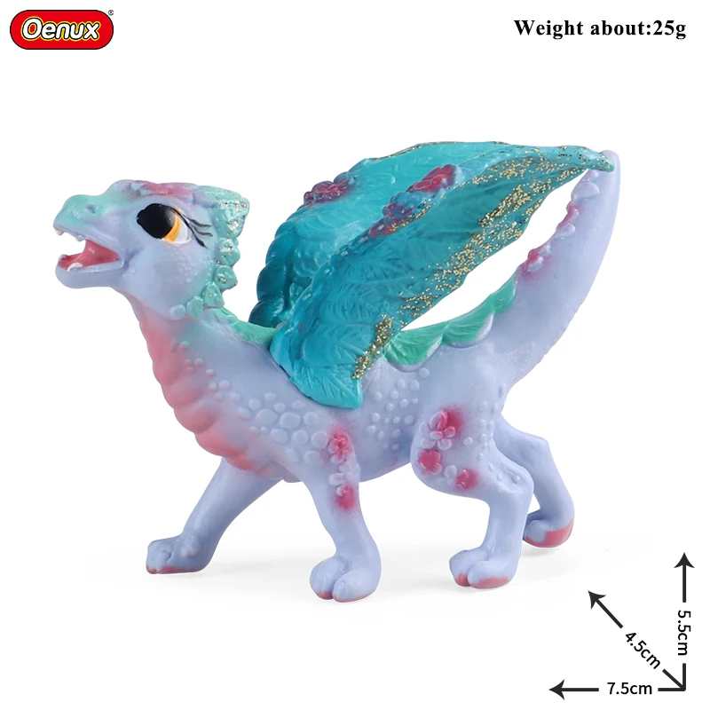 Oenux Beauty Fish Princess Mermaid Action Figures Model Elves Elf Pegasus Animal Figurines Doll Kid Toy Girl Gift Cake Toppers - Image 43