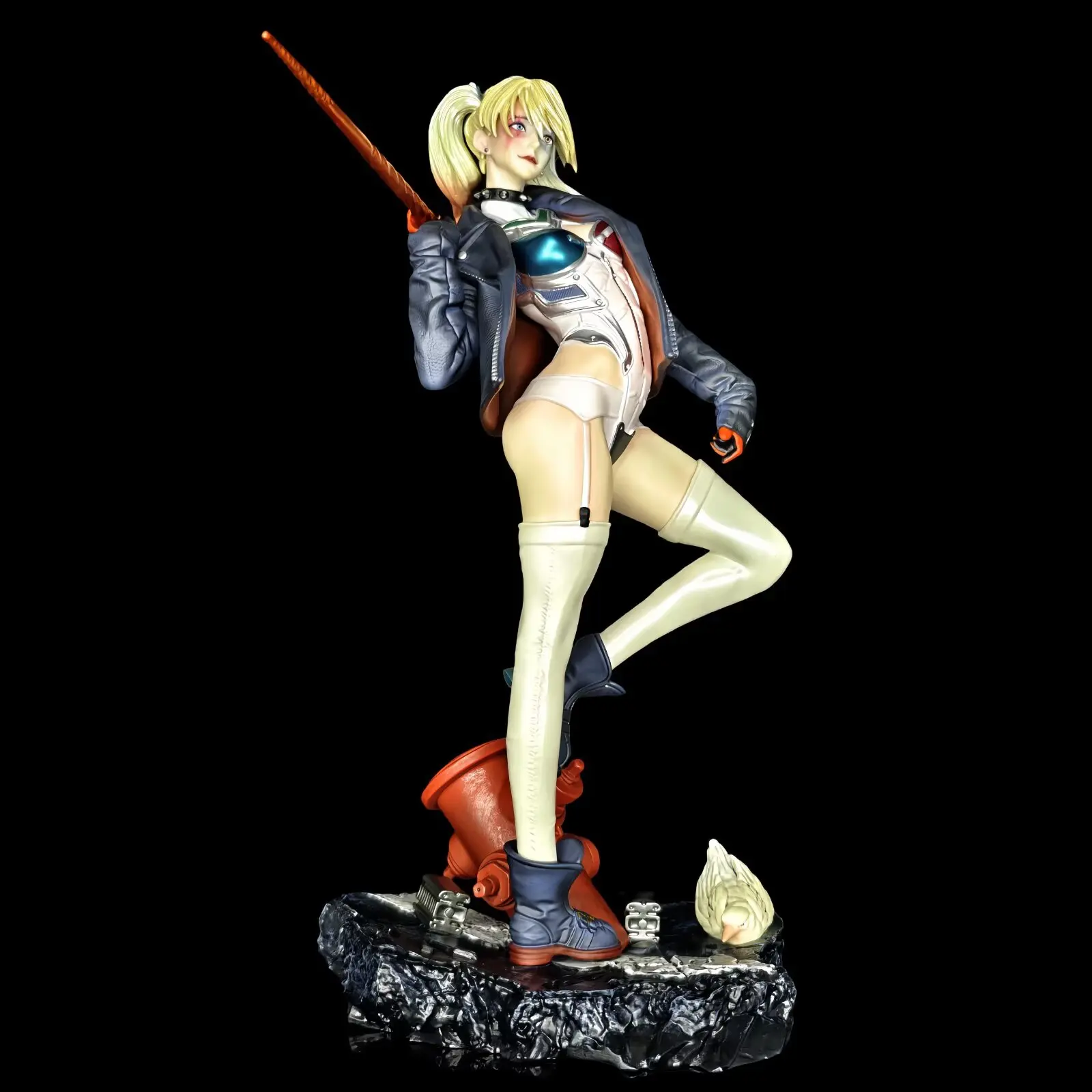 Harleen Quinzel Action Figure Harley Quinn Figures Model High Quality Version The Clown’S Girl Statue Toys Kid Birthday Gifts