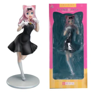 22CM Anime Kaguya-sama wa Kokurasetai: Tensai-tachi no Ren'ai Zunousen Fujiwara Chika Figure 1/7 Model Toy Gift Aciton Figure
